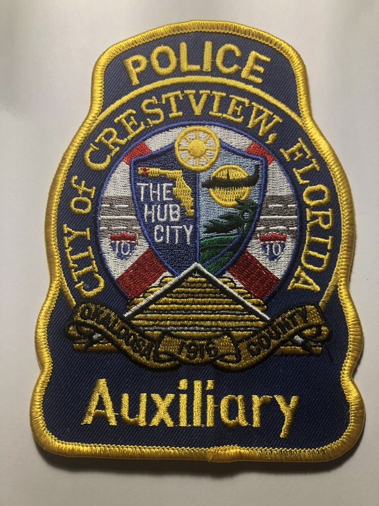 Crestview Florida Police Auxiliary Patch
