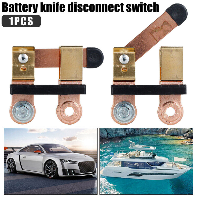 Auto Battery Disconnect Switch Blade Side Post Terminal Car Shut Cut Off Vehicle