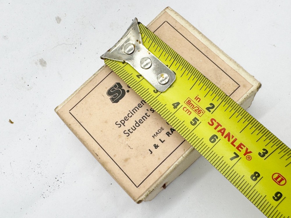 VINTAGE S.E.L. SPECIMEN SLIDES FOR STUDENT MICROSCOPE MADE IN ENGLAND