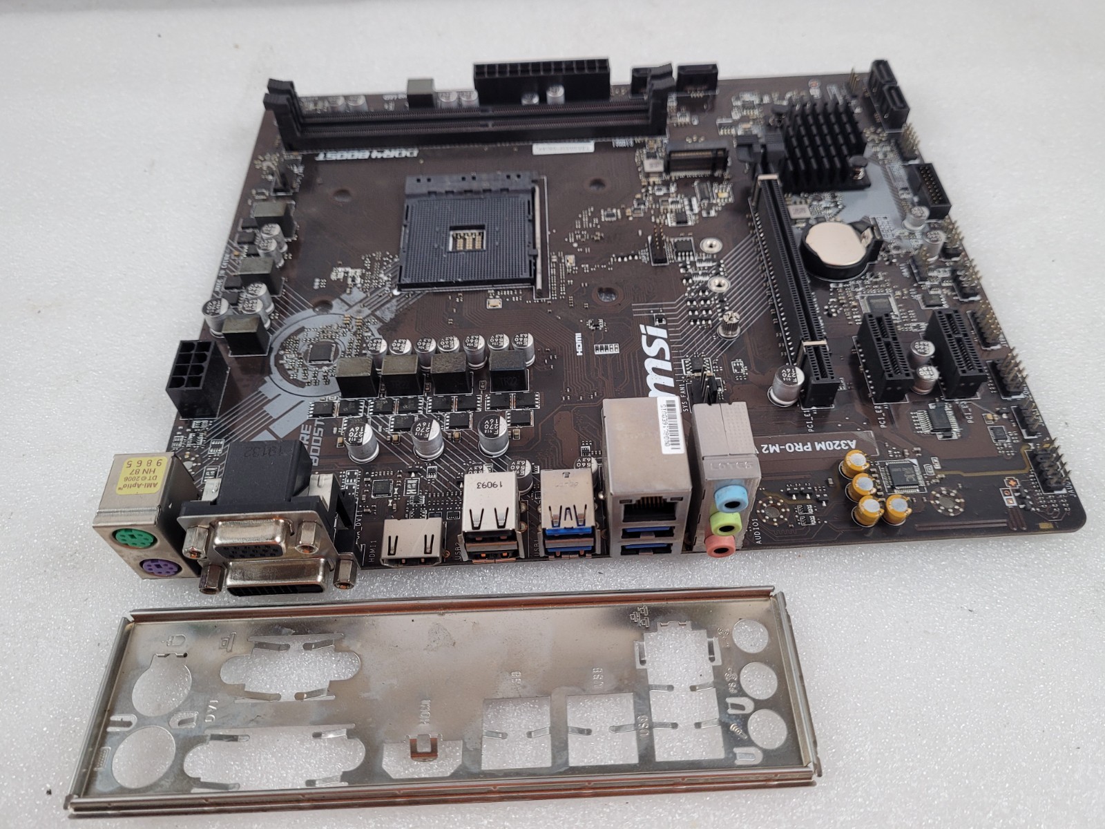 MSI A320M PRO-M2 V2 AM4 DDR4 Motherboard