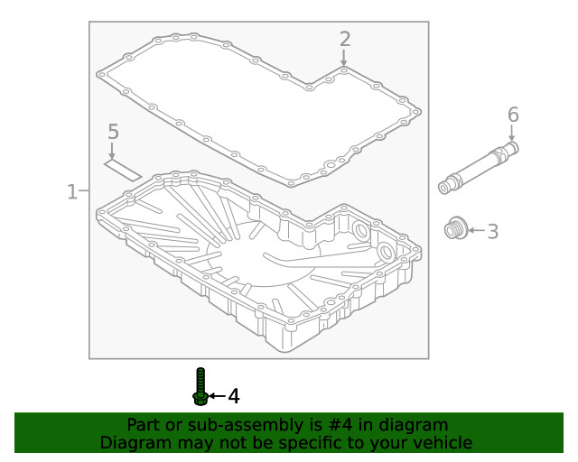 Genuine Audi Mount Bolt N-910-436-01
