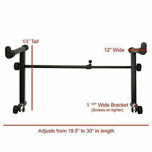 Universal Stand 2nd Tier Keyboard Stand Electronic Piano Adjustable Adapter