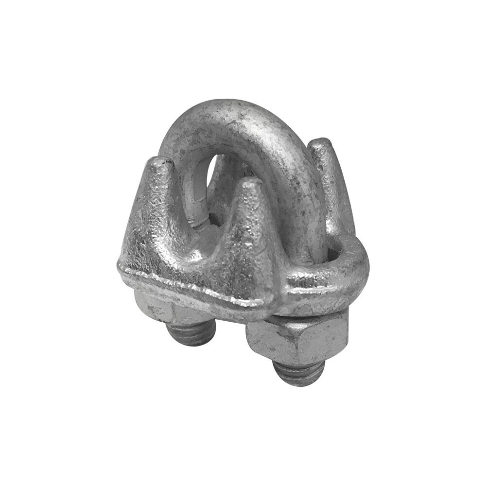 Drop Forged Galvanized Wire Rope Cable Clips 3/8 inch - 40 Pc