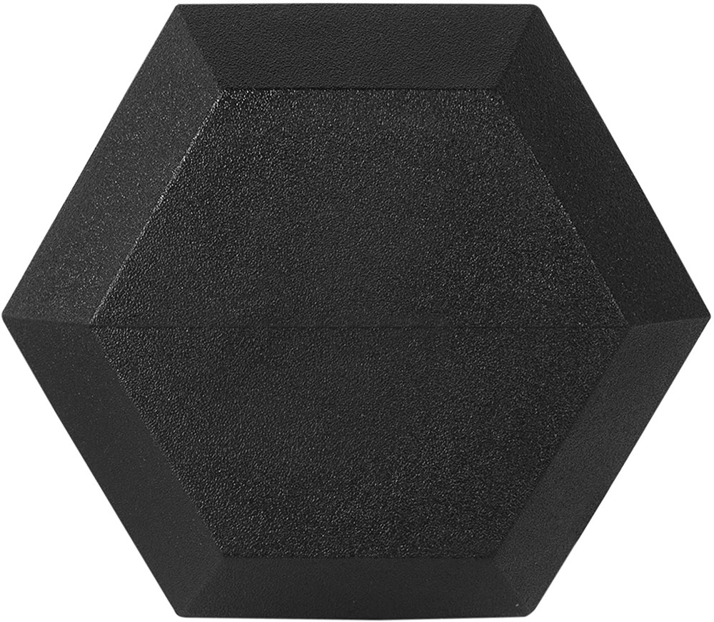 Premium Rubber Encased Hex Dumbbell, 45LB Pair