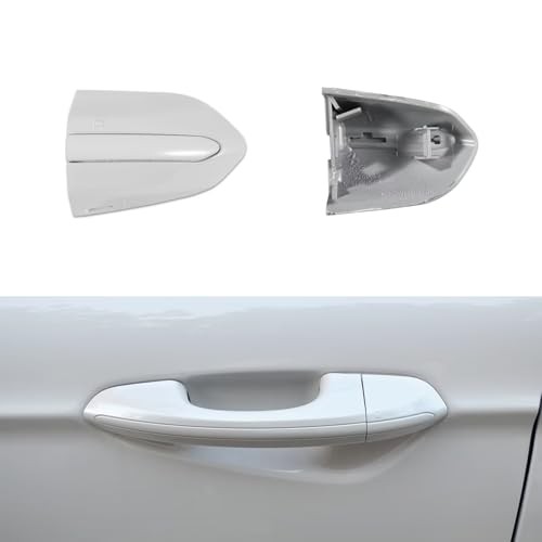 Car Front Left Exterior Door Handle Lock Without electroplating Elegant White
