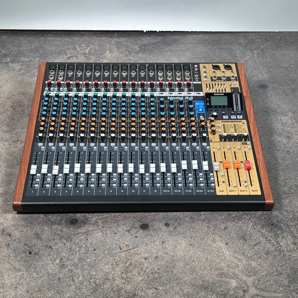 Tascam Model 24 Live Recorder & Mixing Console With Audio Interface; AS-IS