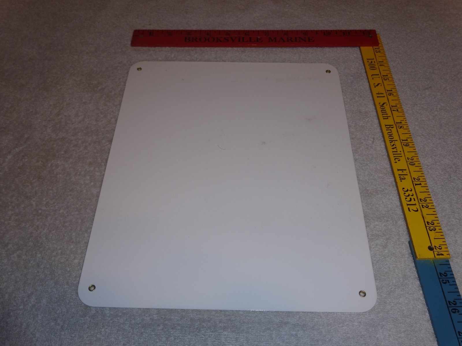 VINTAGE TEXACO RESTROOM REGISTERED MEN & WOMAN 12" PORCELAIN METAL GASOLINE SIGN