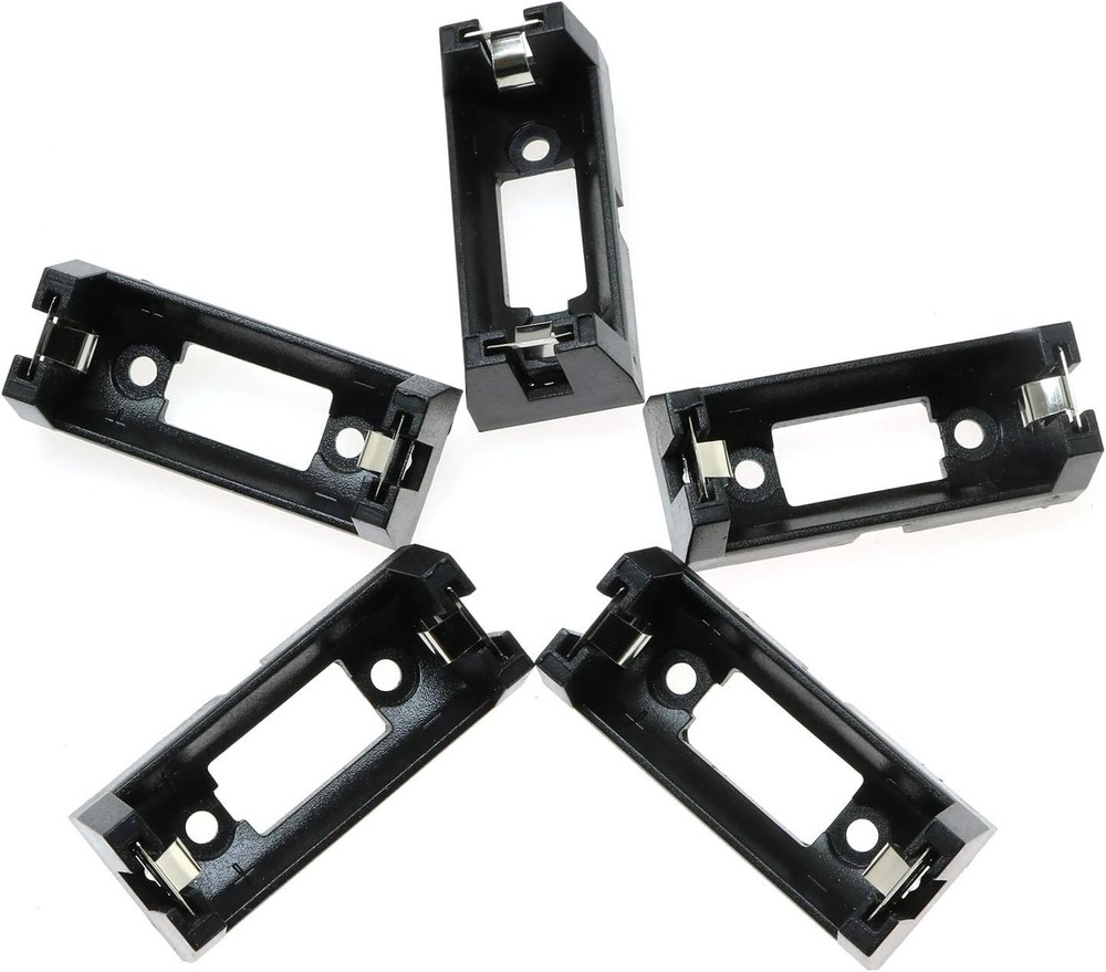 CR123 Battery Holder PCB Plug In 5 Pack