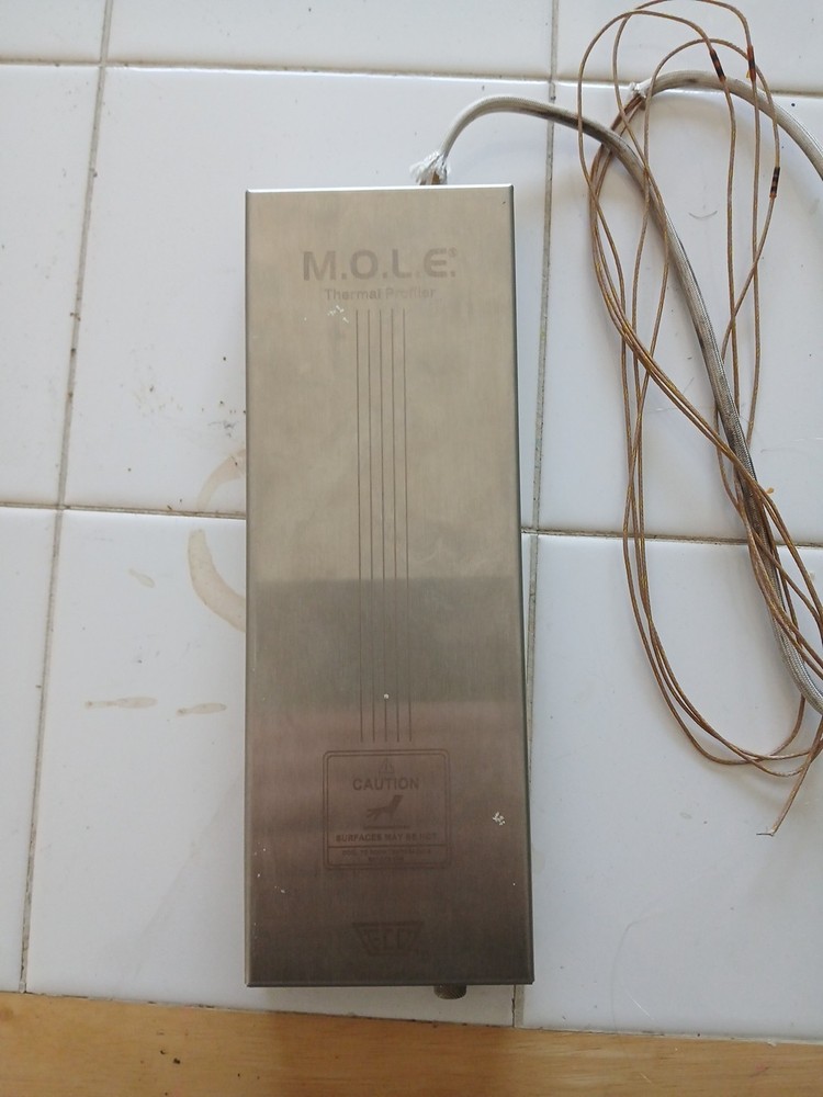 ECD V-MOLE Thermal Profiler With Yellow Jacket And Paperwork