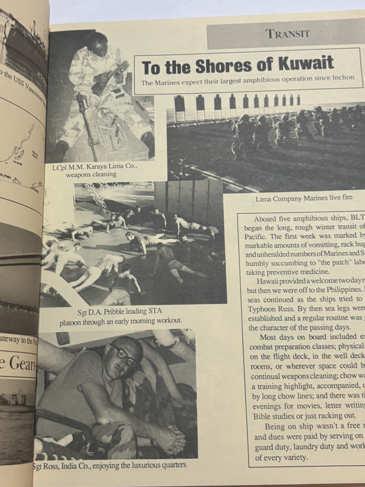 Vintage Desert Storm 1991 BLT 3/5 Scrapbook 3rd Bat 5th marines