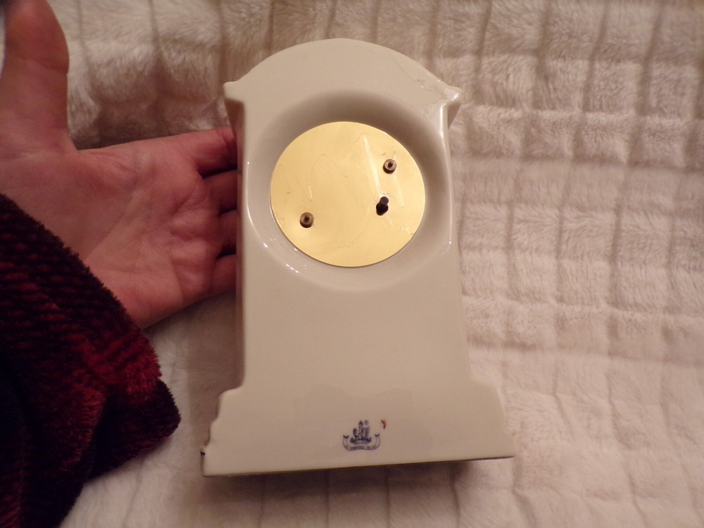 VTG Belleek Mantel Clock