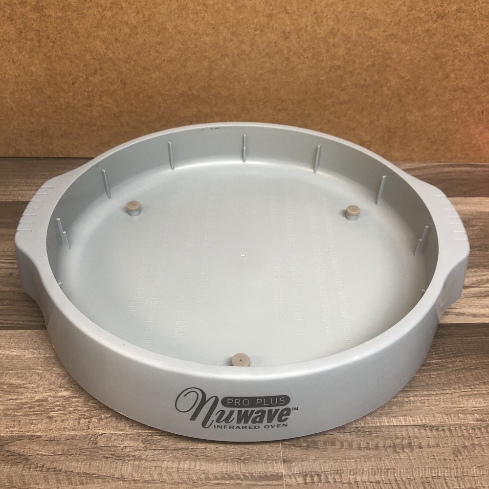 Nuwave Pro Plus Infrared Oven Replacement Bottom Gray Plastic Base Part Only