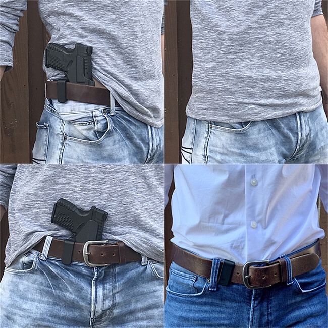 IWB Holster w/Tuckable Clip & MOD Wing - Optic Ready - Hexcamo Gray