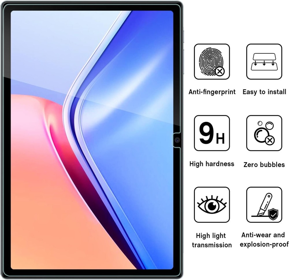 2-Pack Tablet Screen Protector for plimpton p3 pro 10.1 inch Tablet