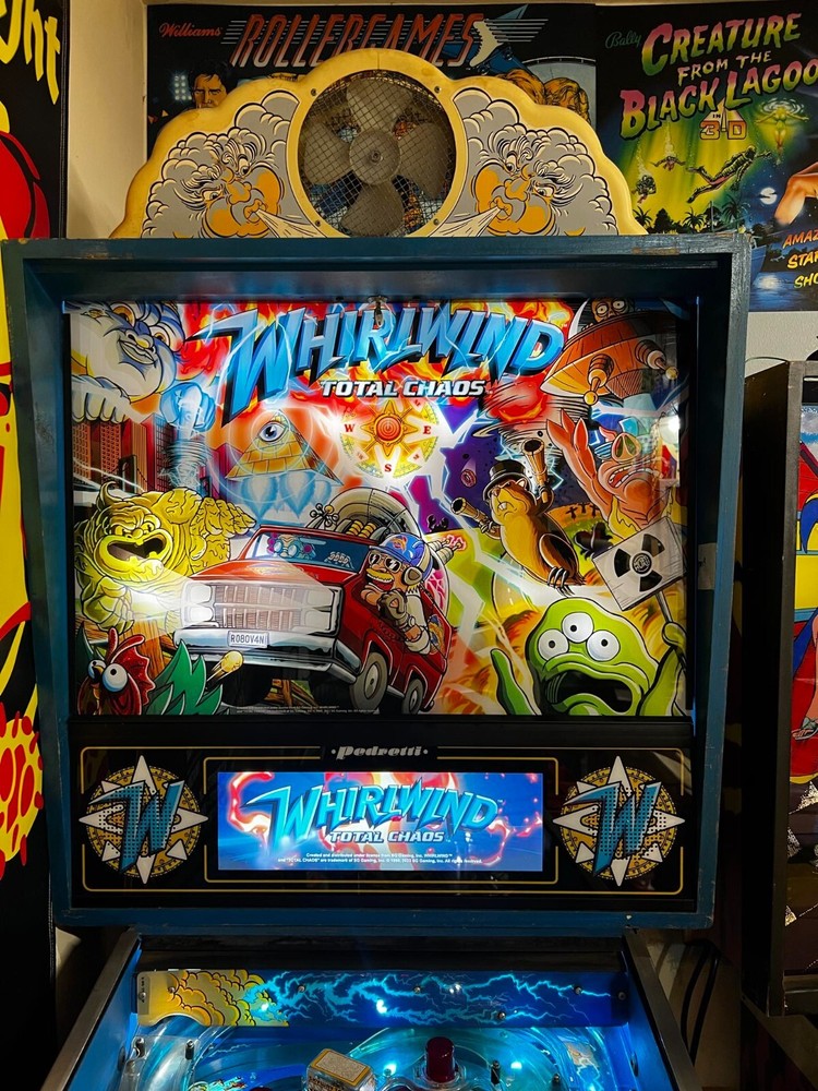 Whirlwind pinball game