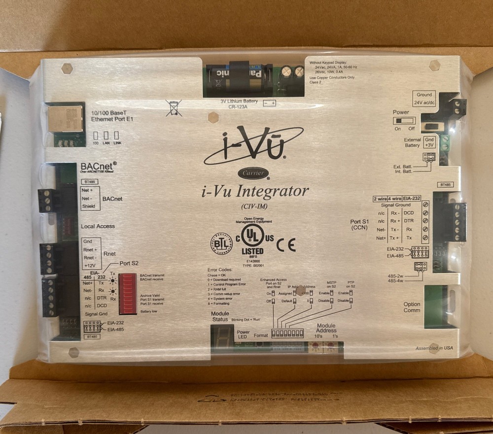 Carrier CIV-IM I-Vu Integrator - Integration Module