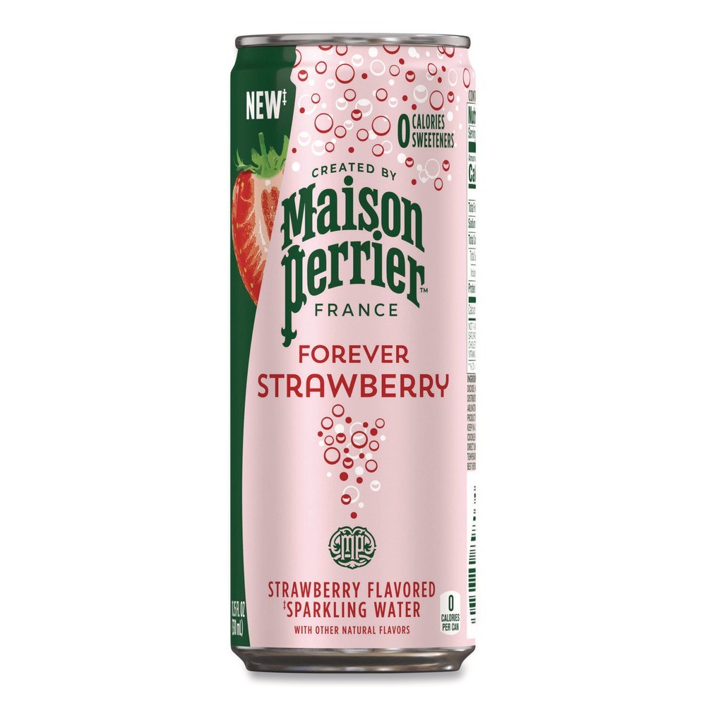 Nestle 91122 11.15 oz Maison Perrier Sparkling Water - Strawberry (8/Box) New