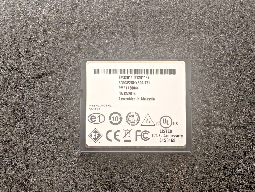 New, Smart Module, SG9CF2GHYB9AITEL, MEMORY CARD 2GB Compact Flash