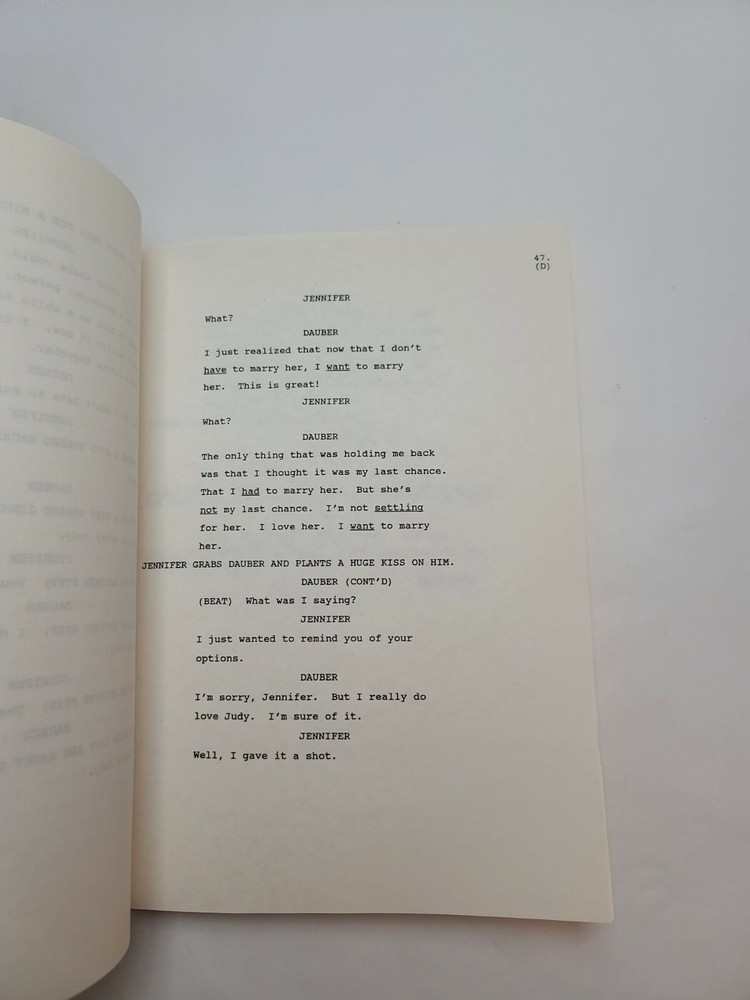 COACH / Jeremy Stevens 1994 TV Script "Something Old, Something New"