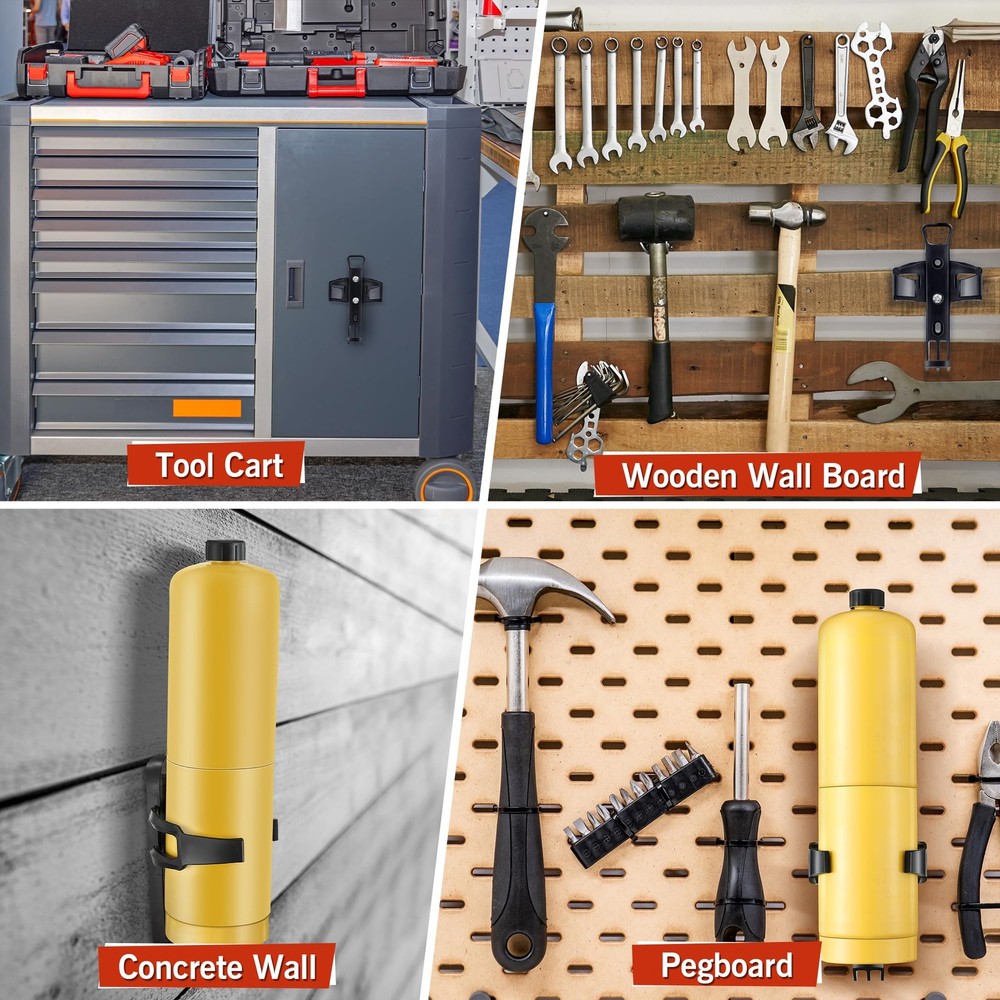 Feekoon 2 Pack Propane Torch Holder Wall Mount Durable for...