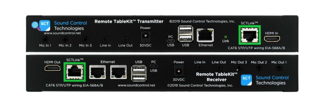 Sound Control Technologies (SCT) Table Extension Kits Both TX and RX - NO PSU