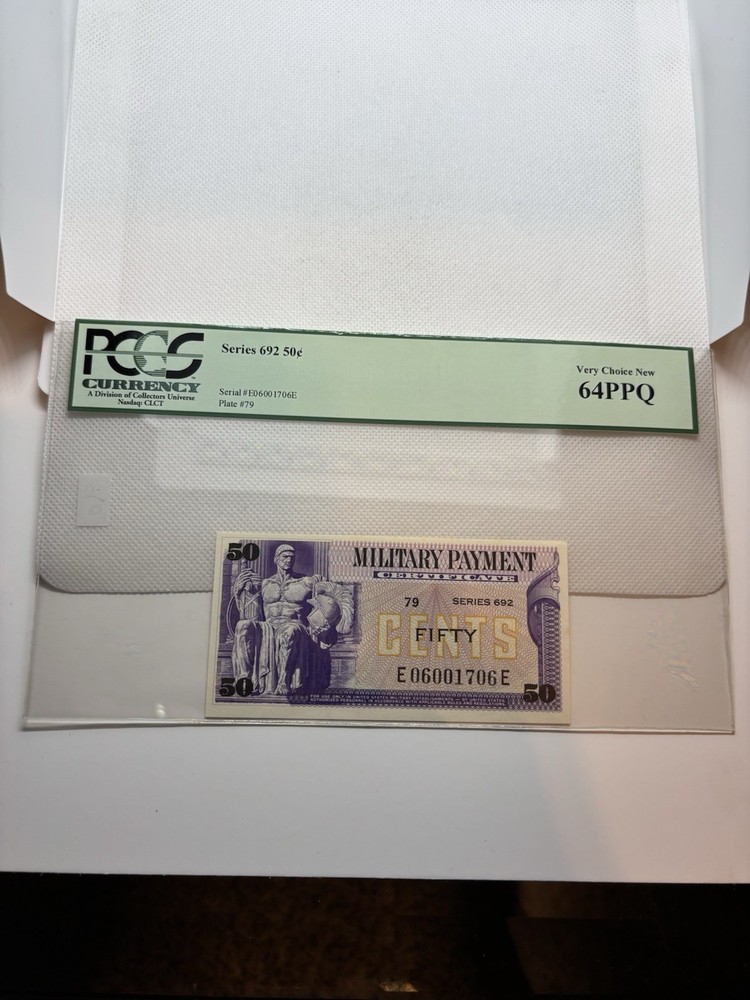 Military Payment Certificate PCGS