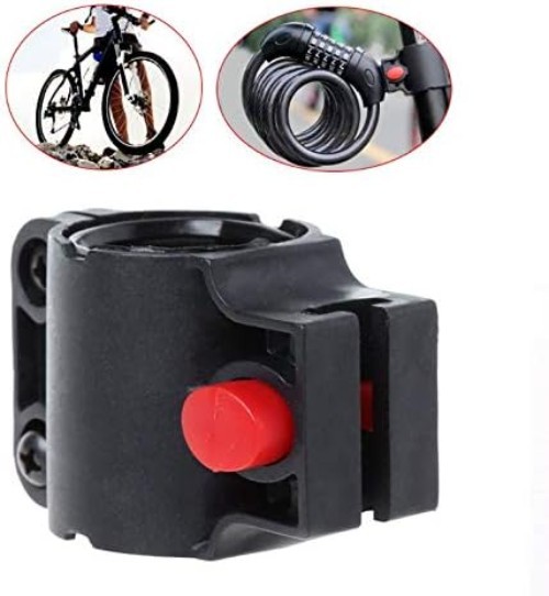 2-Pack Waterproof Bike Lock Holder - Universal U-Lock Frame Mounting Bracket