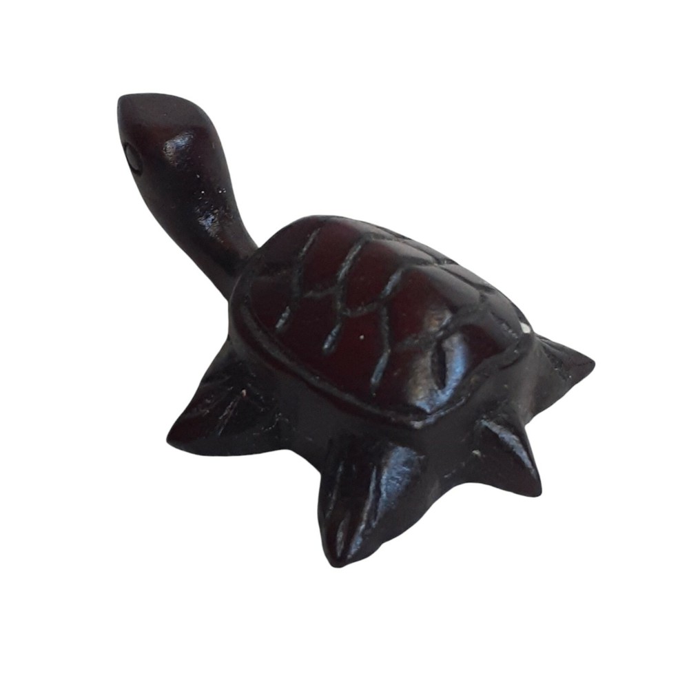 Miniature Wood Figurine Turtle