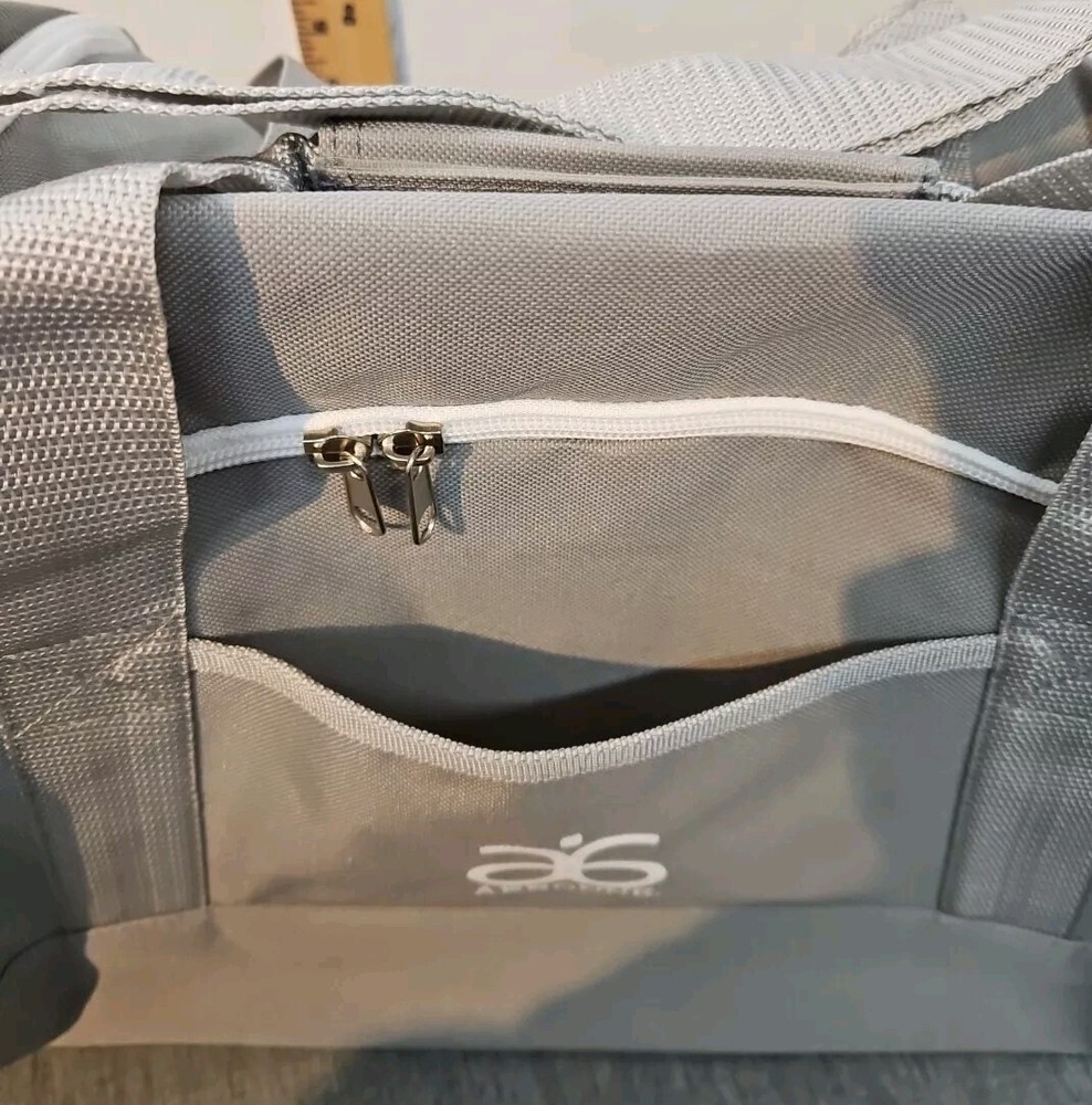 ⚡ Arbonne Duffle / Gym / Overnight Bag • Grey White / NEW
