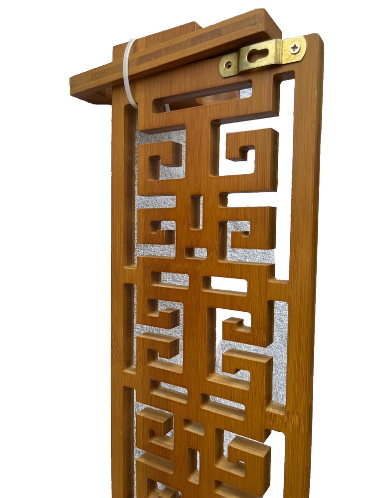 Classical Sword Holder Wall Mount Bamboo Samurai Sword 🗡️Rack Hanger Display