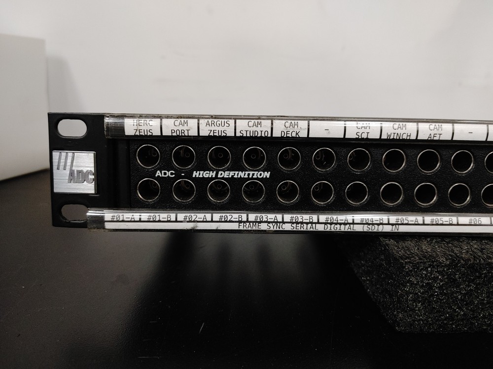 ADC Pro Patch PP1232-MVJ-BK High Definition 2x32 Patch Panel Patchbay
