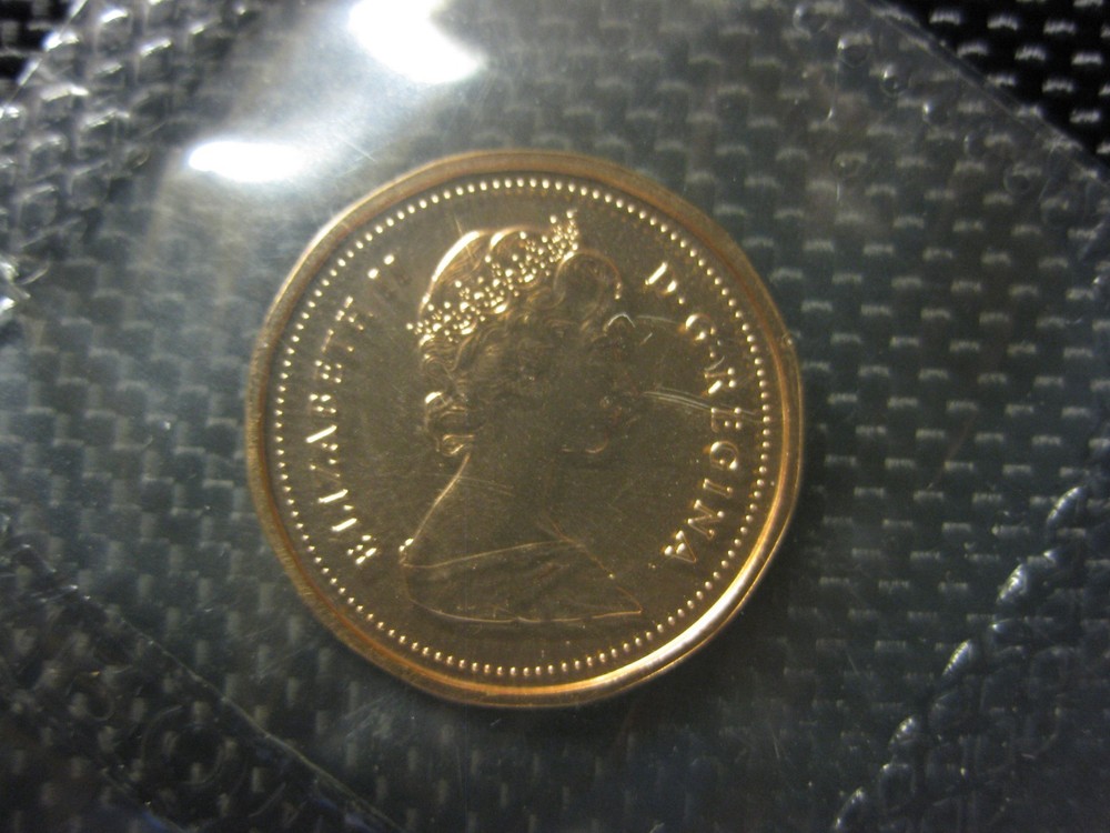 1985 Canadian Prooflike Penny ($0.01)