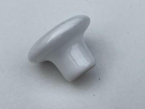 5 White Ceramic Knobs Handles Pulls Kitchen Cabinet Hardware