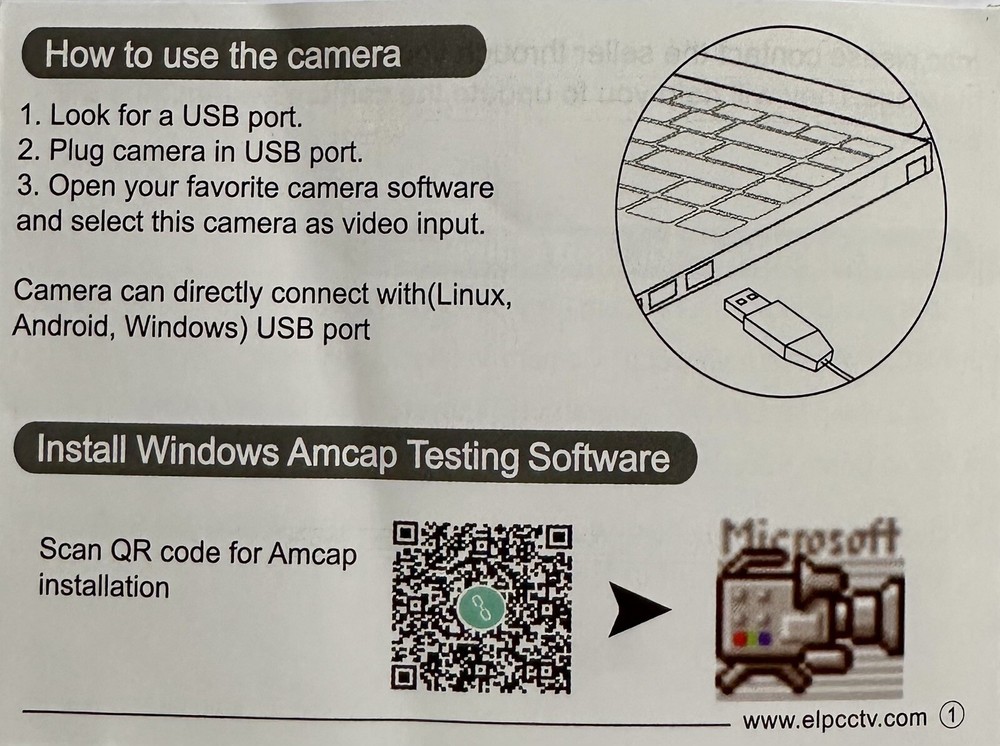 USB Camera Module Megapixel USB Camera