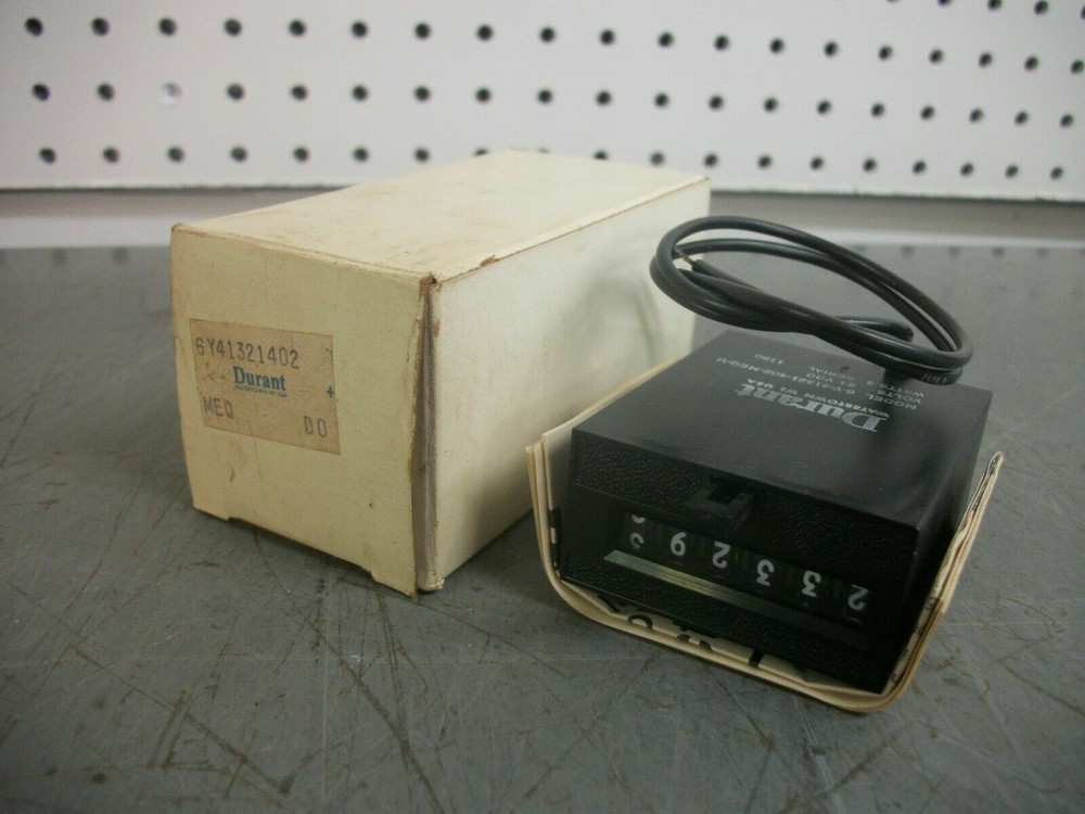 DURANT 6-DIGIT ANALOG COUNTER MODULE 6Y41321402MEQ NIB