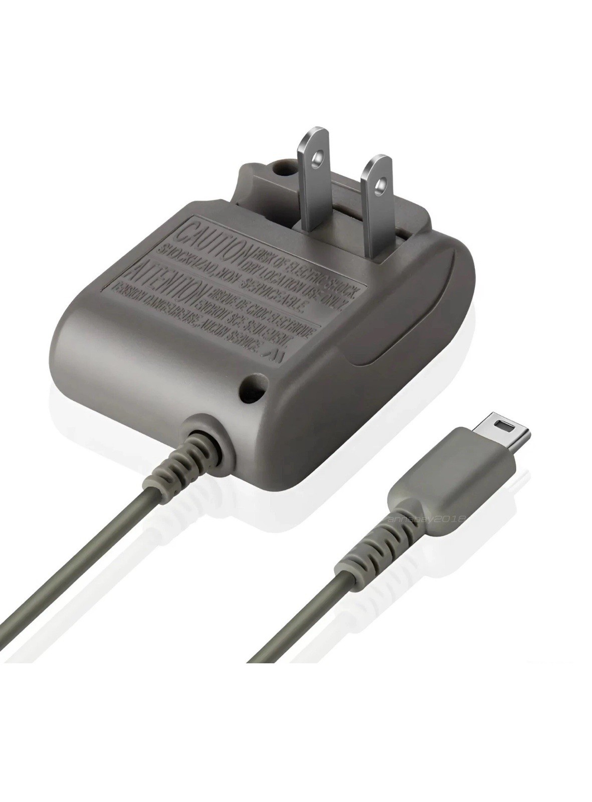 Nintendo DS Lite AC Charger 5.2V 450mA Wall Travel Adapter + Stylus Pen