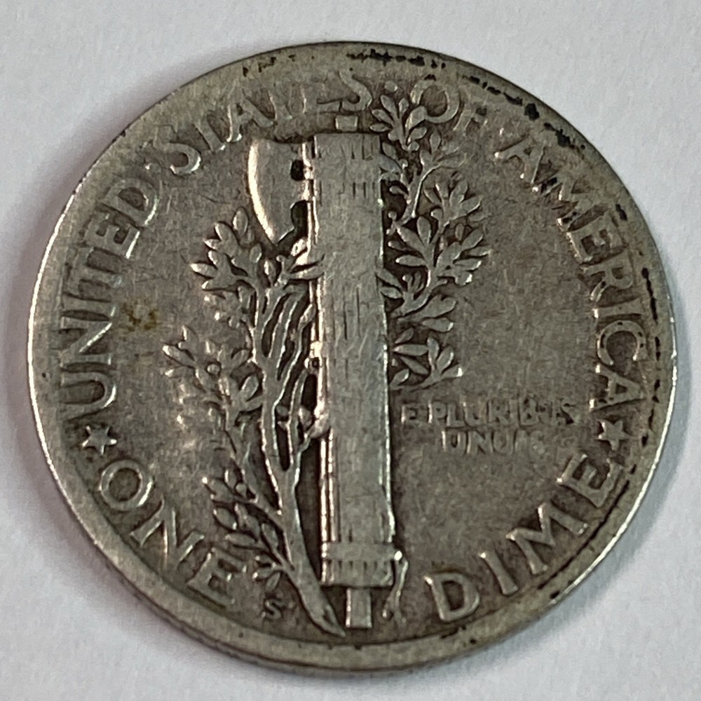 1925 S Mercury Dime Silver 90% Silver