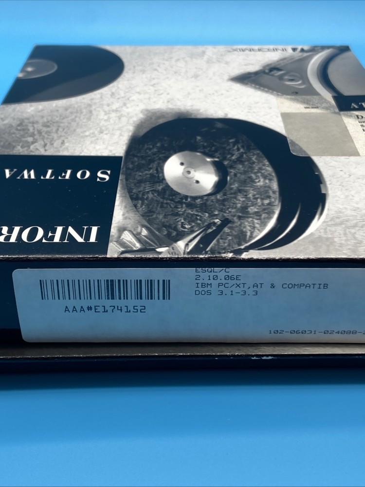 NEW OLD STOCK Sealed Informix DOS Runtime Box Set - ESQL/C 4GL SQL 5.25" Floppy