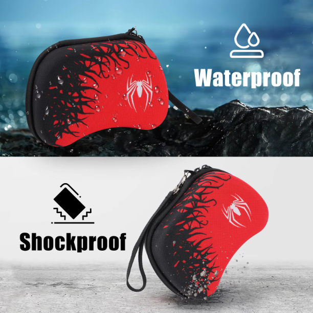 Limited Edition Spider-Man Carrying Case PS5 Controller Holder EVA Hard Shell