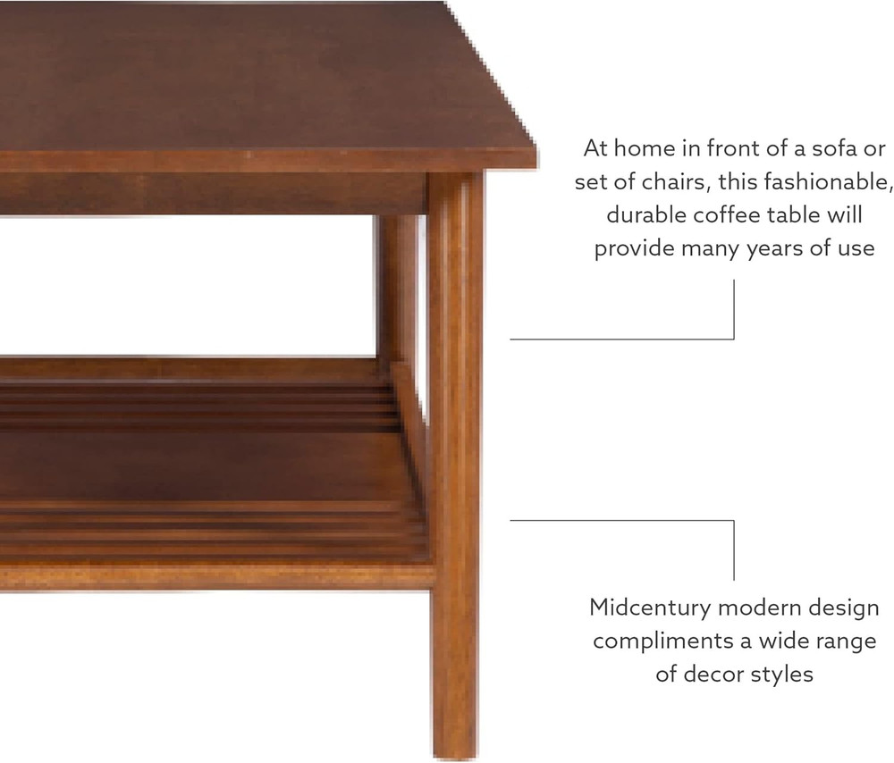 Mid Century Walnut Melissa Coffee Table