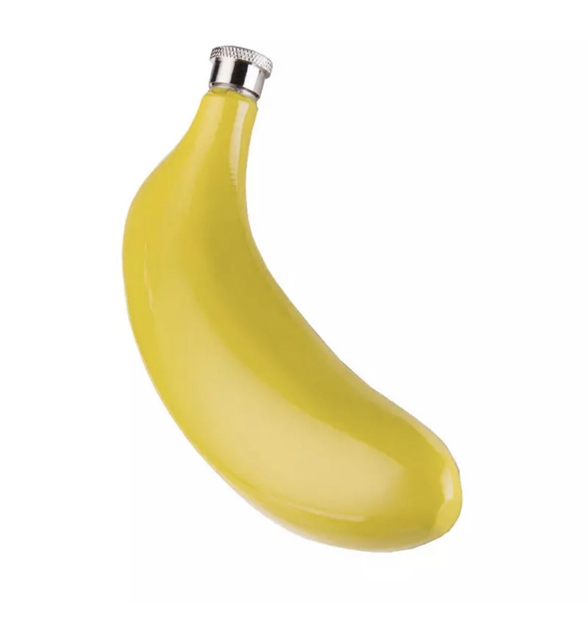 Stainless Steel Banana Shaped Flask 5oz w/ Funnel