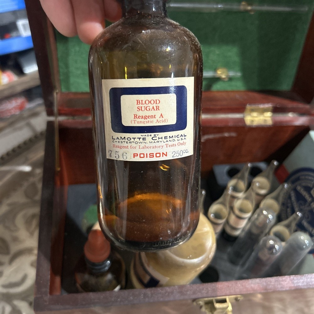 Vintage Blood Sugar Testing kit