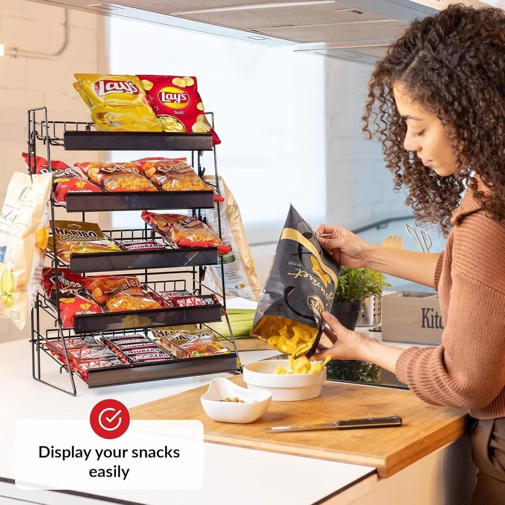 Merchandising Shelf for Snacks