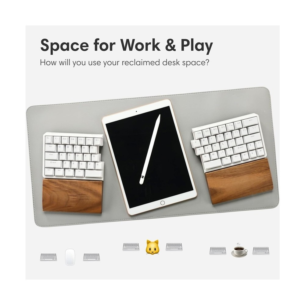 Lite: Wireless Ergonomic Split Mechanical Keyboard Hot Swappable, Compact 60%...