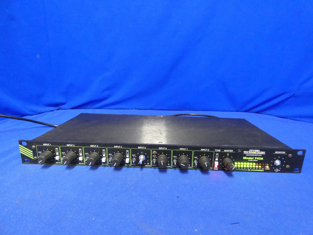 Studio Technologies Model 742A Audio Mixer (works-read ad)