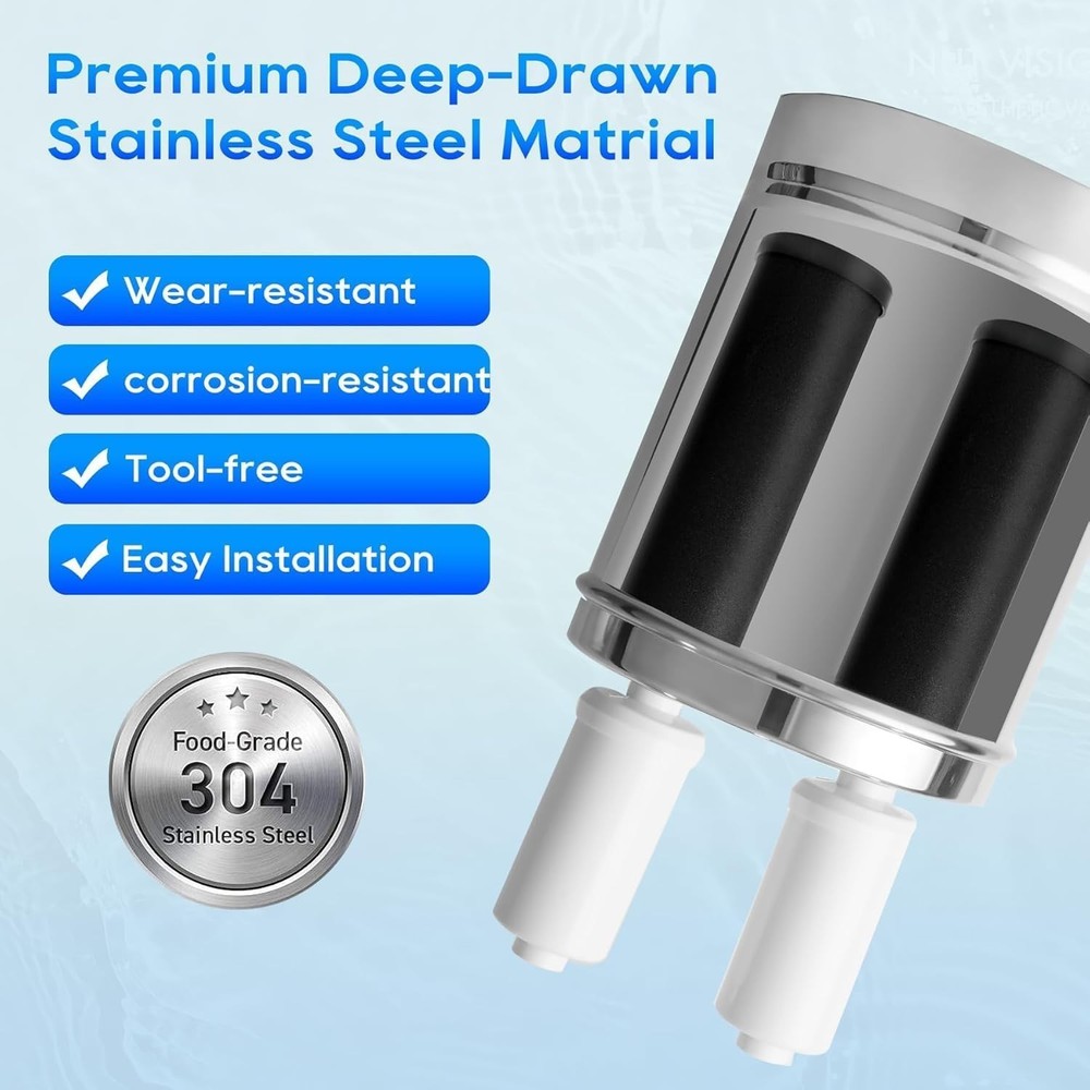 Gravity Water Filter Replacement,for Berkey Black Carbon BB9-2 Purification E...