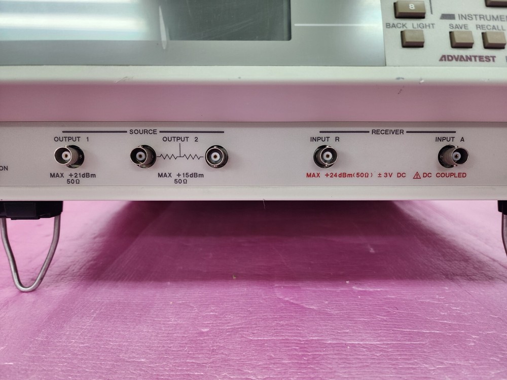 ADVANTEST R3753B Network Analyzer, 5 Hz to 500 MHz