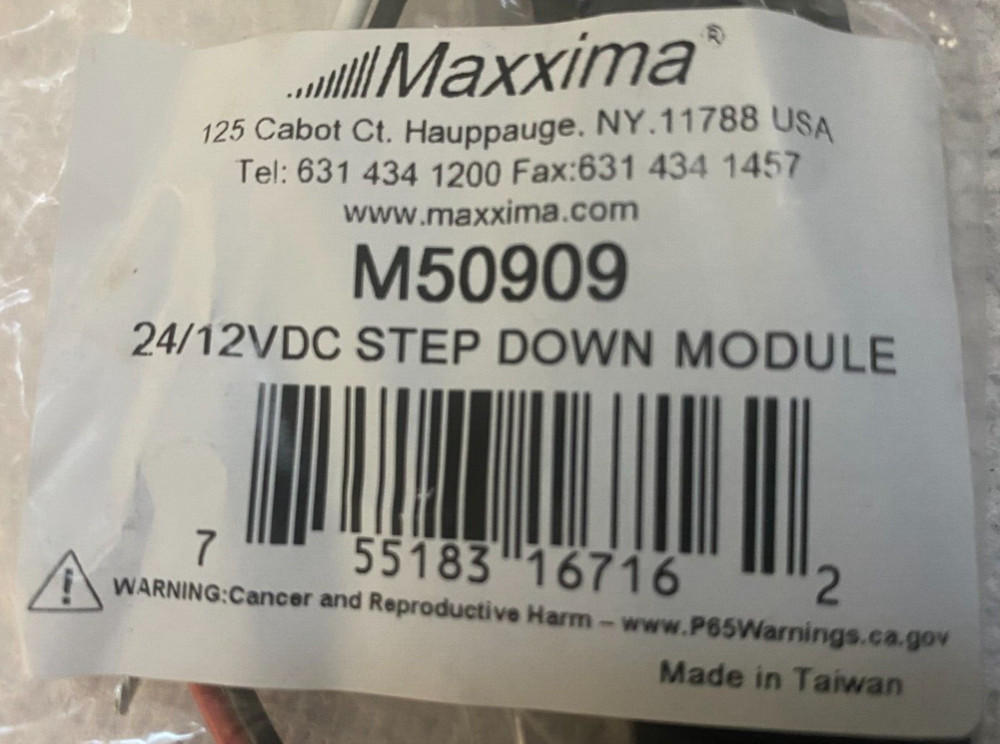 Maxxima M50909 24 / 12 Step down module