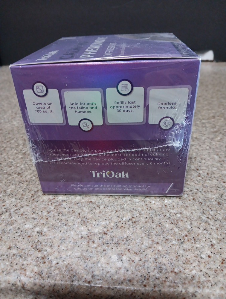 TriOak Calming Pheromone diffuser kit 2 diffusers & 2 refills