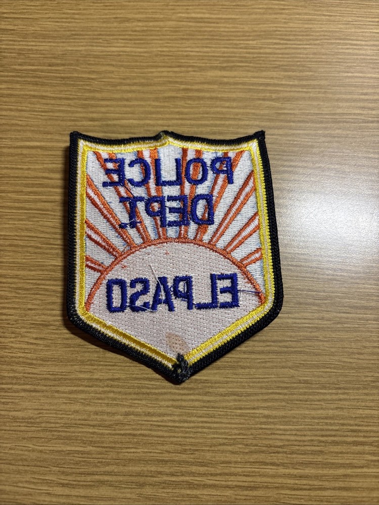 El Paso Texas Police Patch